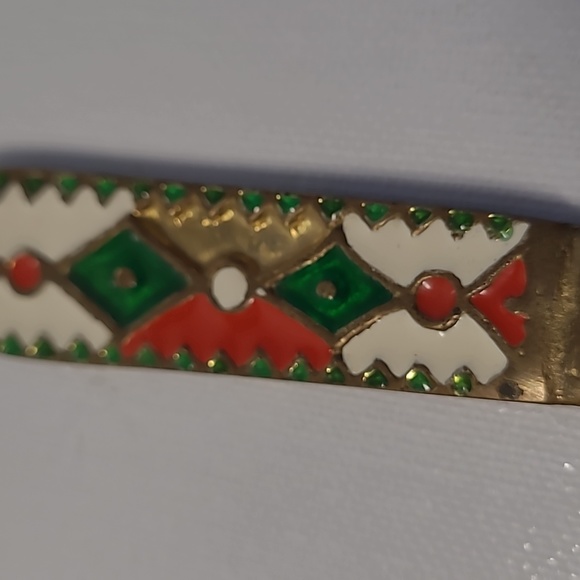 Vintage Brass enamel envelopes or letters opener - Picture 6 of 6